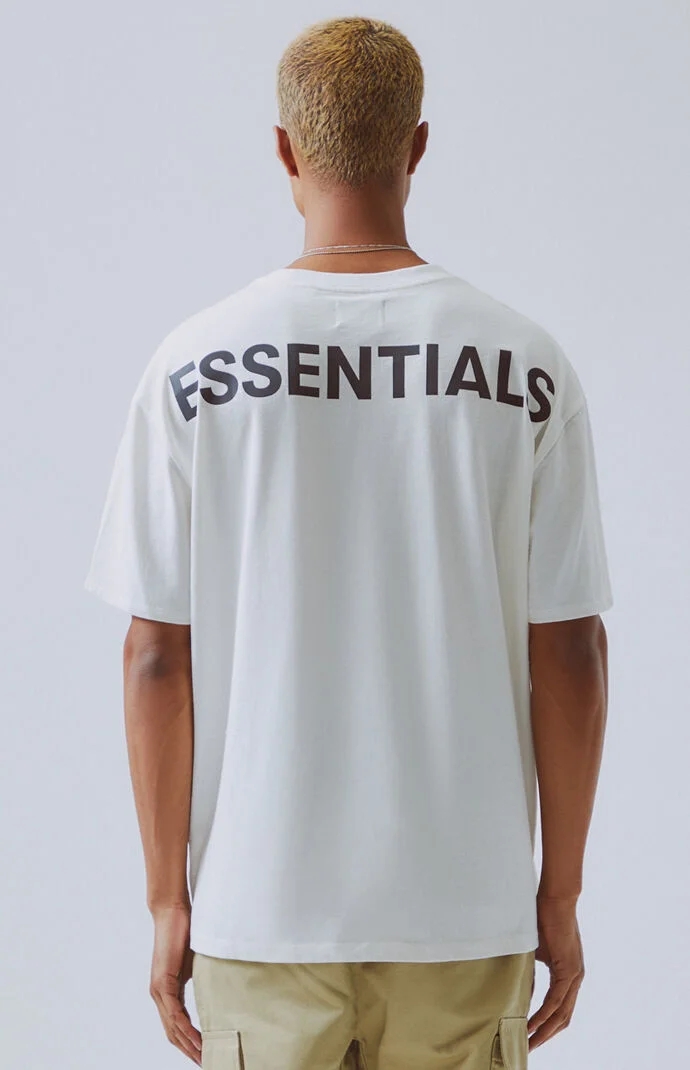 피어오브갓 에센셜 FEAR OF GOD ESSENTIALS 피오갓 FOG 19FW 리플렉티브 백로고 반팔 티셔츠