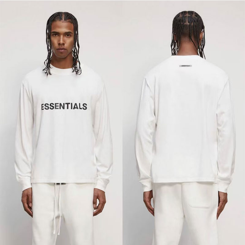 피어오브갓 에센셜 FEAR OF GOD ESSENTIALS 피오갓 FOG 20FW 앞로고 롱슬리브 긴팔 티셔츠