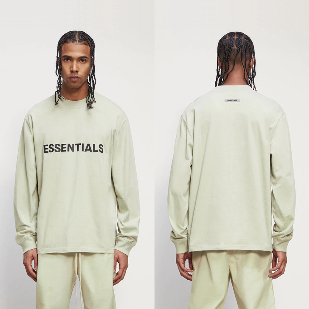 피어오브갓 에센셜 FEAR OF GOD ESSENTIALS 피오갓 FOG 20FW 앞로고 롱슬리브 긴팔 티셔츠